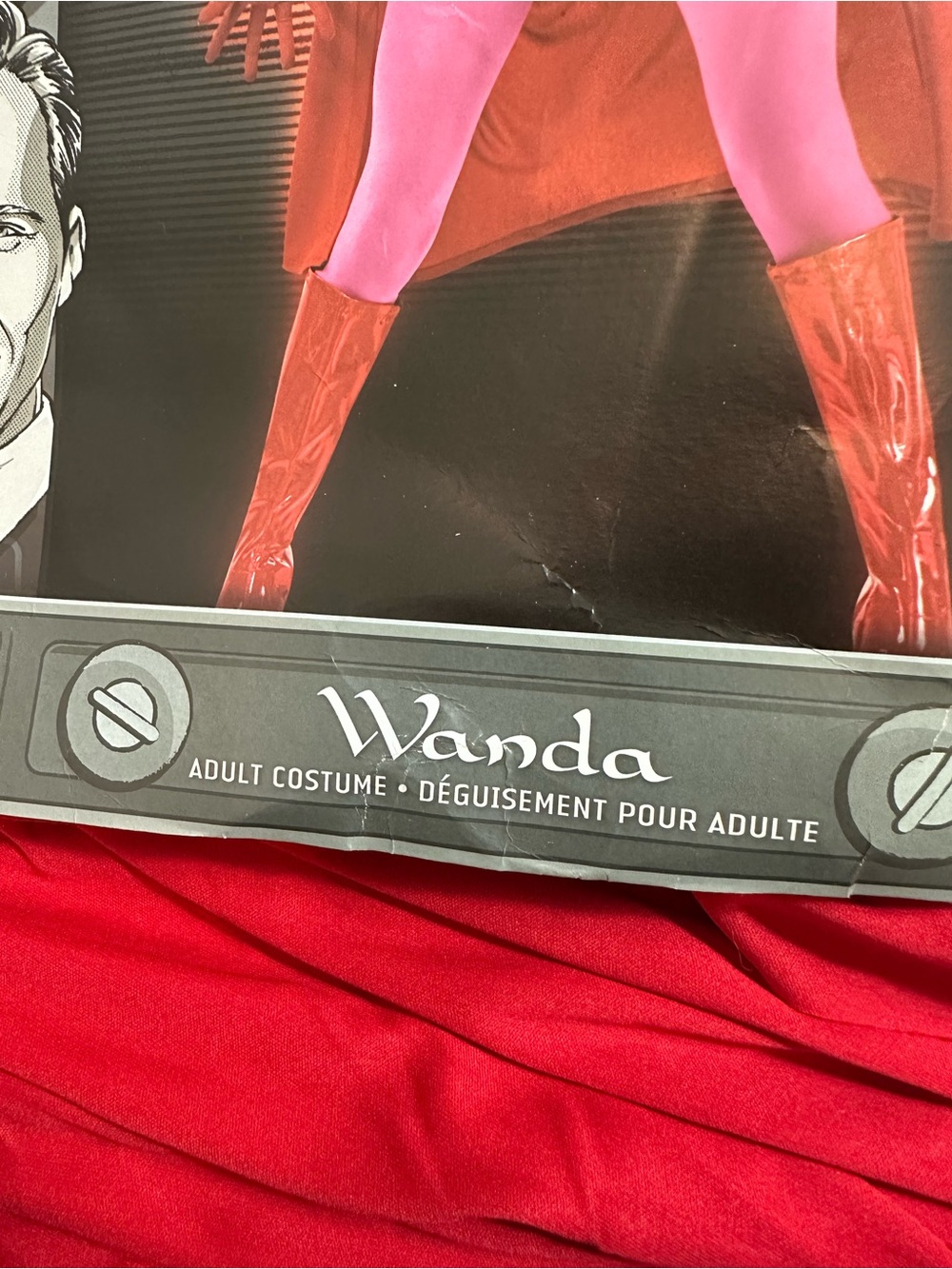 Marvel Wanda Vision Inspired Red and Pink Superhero Costume by Rubies - Picture 2 of 11